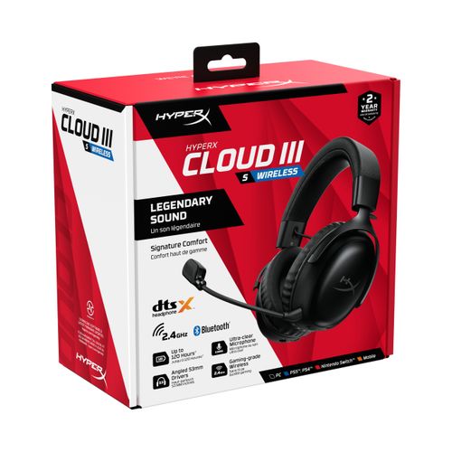 Słuchawki bezprzewodowe nauszne HyperX Hyper X Cloud III S na Arena.pl