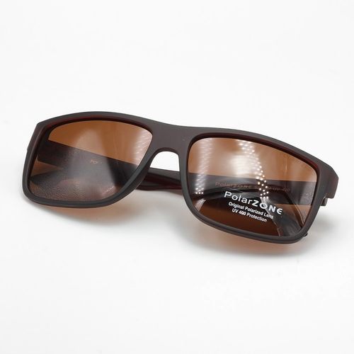 OKULARY PRZECIWSŁONECZNE MĘSKIE POLARYZACYJNE UV400 NERDY POLARZONE BRĄZOWE na Arena.pl