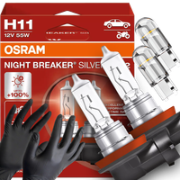 Żarówki Osram H11 Night Breaker Silver +100% W5W Led Clear Rękawiczki