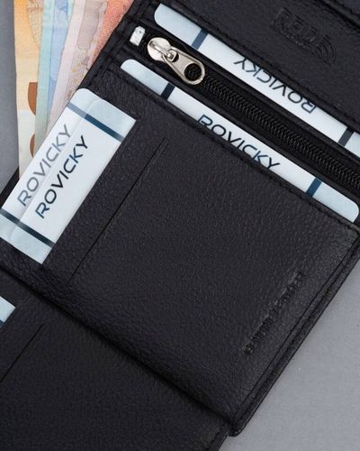 skórzany portfel męski z systemem rfid - 4u cavaldi na Arena.pl
