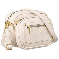 zestaw torebka i saszetka z paskiem, elegancka nerka na ramię - rovicky