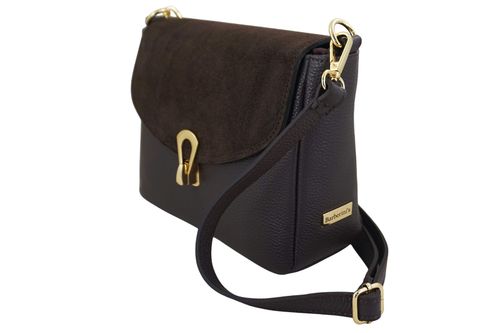 Torebka Barberinis ze złotym zapięciem - Brązowa ciemna na Arena.pl