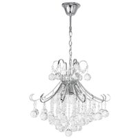 LAMPA wisząca Barcelona 6245/4 8C Elem metalowa OPRAWA crystal ŻYRADNOL glamour zwis chrom