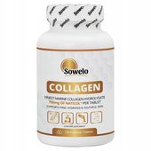 Kolagen rybi (Collagen NatiCol) 120 Tabletek – Skóra, Elastyczność – Sowelo