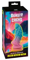 you2toys beasty cocks mystic dragon silikonowy model świecący 21,5 cm