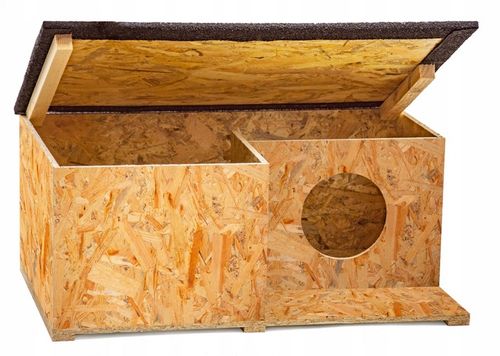 BUDKA BUDA DOMEK KOJEC LEGOWISKO DLA KOTA NA ZIMĘ na Arena.pl