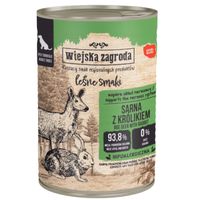 karma dla psa sarna królik 400g leśne smaki wiejska zagroda hipoalergiczna