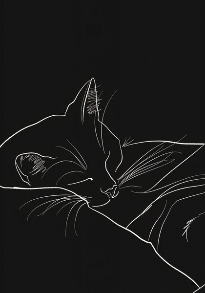 Plakat 70x100cm Nocny Spokój zdjęcie 1