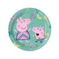 talerzyki świnka peppa 20 cm 8 szt urodziny