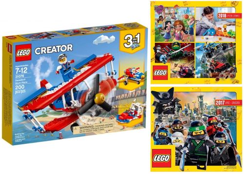 LEGO CREATOR 31076 SAMOLOT KASKADERSKI + 2 KATALOGI LEGO na Arena.pl