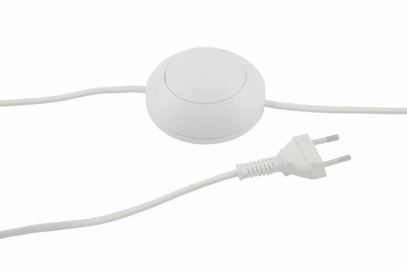Lampa podłogowa FOYA biała szara zdjęcie 4