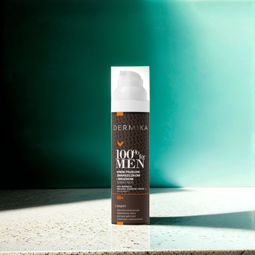 KREM DO TWARZY DLA MĘŻCZYZN 50+ DERMIKA FOR MEN PRZECIWZMARSZCZKOWY 100ML na Arena.pl