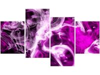 140CM 70 OBRAZ WARIACJE FIOLETEM ŚCIENNY