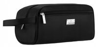Kosmetyczka męska podróżna saszetka organizer czarna pojemna PETERSON