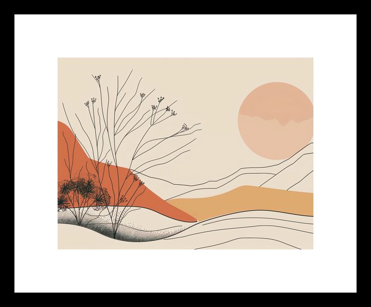Plakat 20x15cm Pustynna Wydma zdjęcie 3
