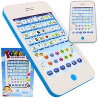 DUŻY EDUKACYJNY TABLET INTERAKTYWNY DOTYKOWY POLSKA WERSJA NIEBIESKI