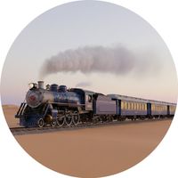 Opłatek na tort Urodziny Ciuchcia Pociąg Lokomotywa Tekst Gratis Gruby 20cm