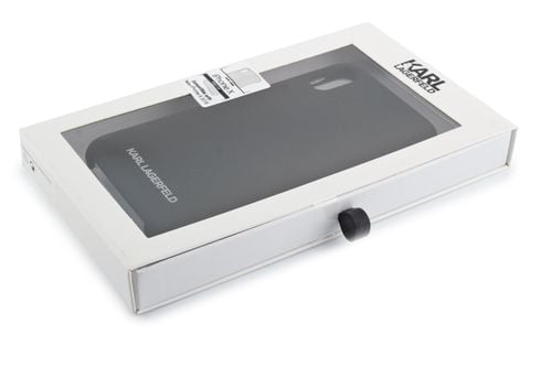KARL LAGERFELD SILICONE - iPhone XS - BLACK na Arena.pl