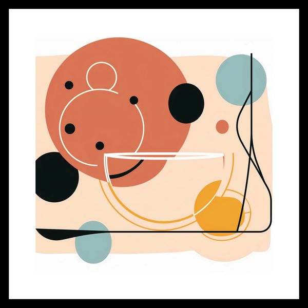 Plakat 40x40cm Harmonia Ciepła zdjęcie 3