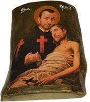 Ikona Święty Kamil patron chorych i szpitali