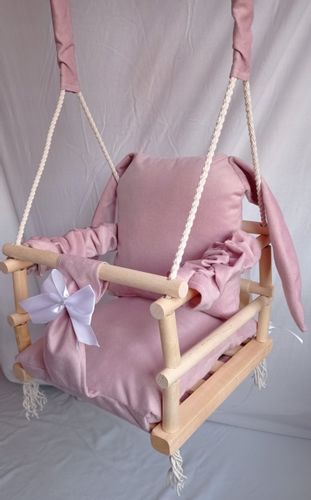 Huśtawka 3w1 dzieci róż dom ogród prezent pokój na Arena.pl