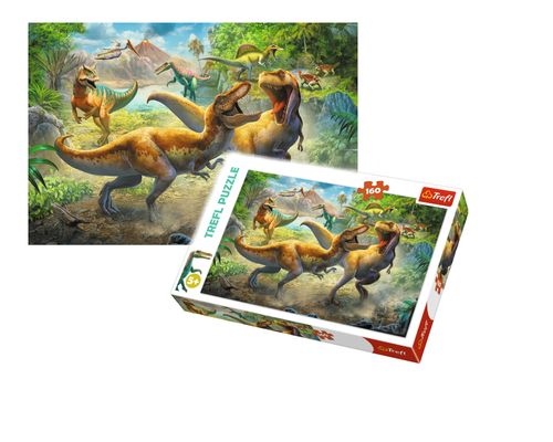 Trefl Puzzle Walczące tyranozaury 160 elementów na Arena.pl