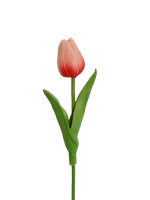 Tulipan silikonowy sztuczny kwiat kolor różowy  34 cm 1 szt.