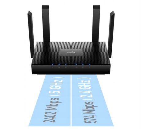 ROUTER WIFI CUDY WR3000 WiFi 6 Mesh 100/1000Mbps na Arena.pl