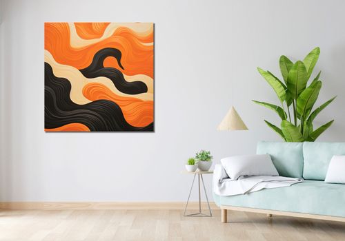 Obraz 100x100cm Dzień spotyka Noc na Arena.pl