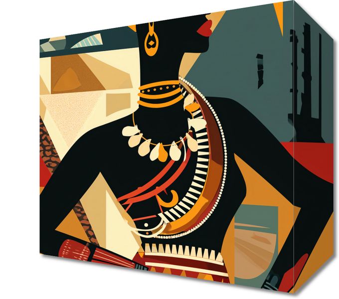 Obraz 20x20cm Afrykańska Mozaika zdjęcie 1