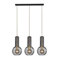Lampa wisząca ARVI BLACK III K-4521 czarna złota Kaja