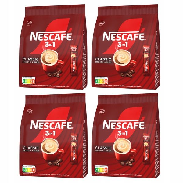 Kawa NESCAFE 3w1 SMOOTH & RICH 4x torba 10 SASZETEK (10 x 16,5g) zdjęcie 1