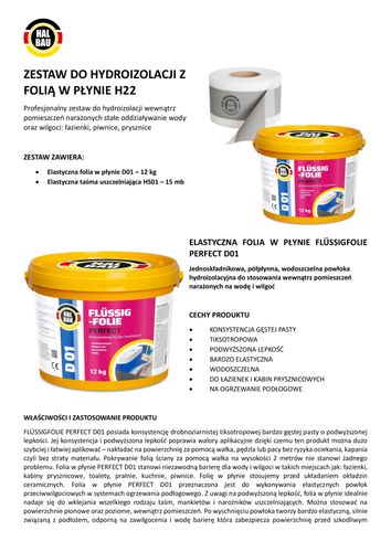 Folia w płynie 12kg Hydroizolacja Taśma 15m Zestaw na Arena.pl