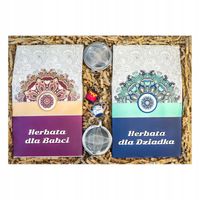 PREZENT UPOMINEK NA DZIEŃ BABCI DZIADKA ZESTAW HERBAT LIŚCIASTYCH PREMIUM