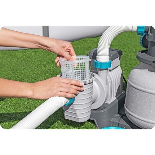 Pompa piaskowa do basenów + kulki filtracyjne 6056 l/h Bestway 58497 na Arena.pl