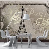 Fototapeta - Vintage Paris - złoty 400x280