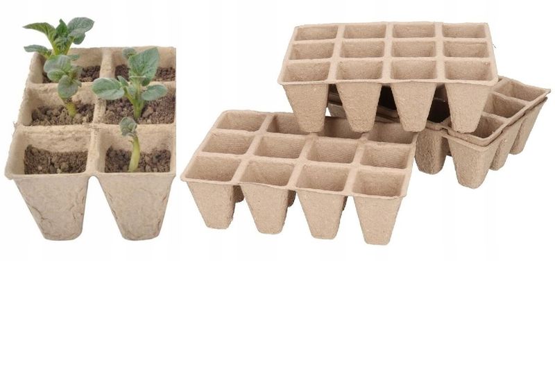 DONICZKI TORFOWE ROZSADY SADZONKI 5 TACEK 60SZT zdjęcie 1