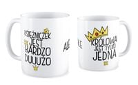 Kubek dla niej Królowa jest tylko jedna - 330 ml - biały