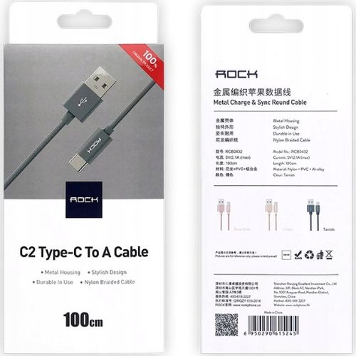 Kabel Rock Ładowarka Usb-C Samsung Huawei Xiaomi na Arena.pl