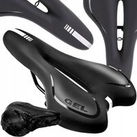 WYGODNE SIODEŁKO ROWEROWE SIODŁO SPORTOWE MIĘKKIE SZEROKIE EXTRA WENTYLACJA