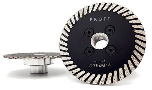 TARCZA DIAMENTOWA DO PODCINANIA GRESU PŁYTEK 75 mm PROFI XBLACK na Arena.pl