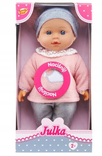 Lalka duża bobas jak żywa mówi śpiewa interaktywna uczy 2języki + butelka na Arena.pl