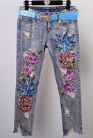 SPODNIE Damskie - CEKINY - New Fashion