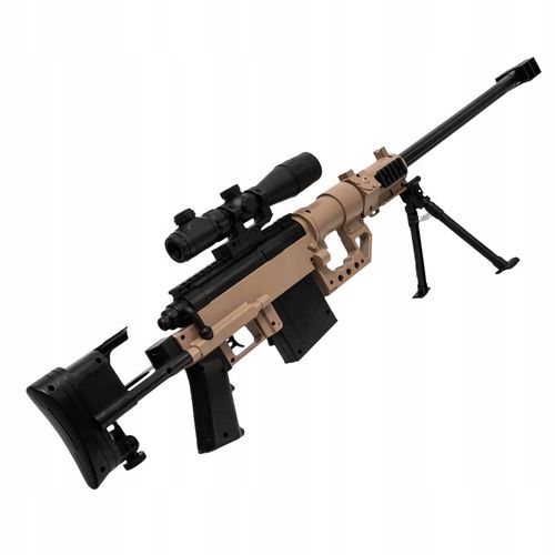 KARABIN SNAJPERSKI DLA DZIECI KULKI ŻELOWE SNAJPER PISTOLET LUNETA 16X M200 na Arena.pl