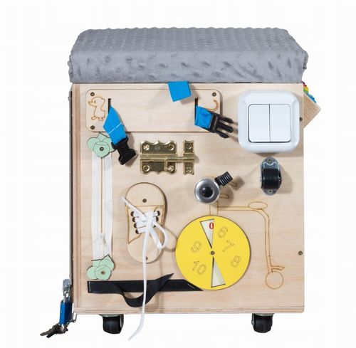 PUFA Manipulacyjna Na Zabawki Tablica Skrzynia na Arena.pl