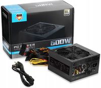 Zasilacz komputerowy EXCELVAN PC ATX 600W 6x SATA CICHY