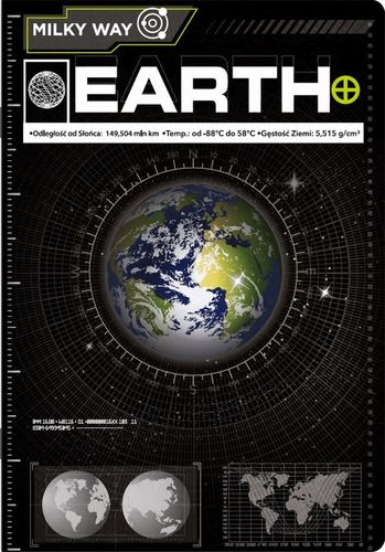 10X ZESZYT TOP 2000 A5 60 KARTEK, KRATKA +MARGINES, KOSMOS, PLANETY na Arena.pl