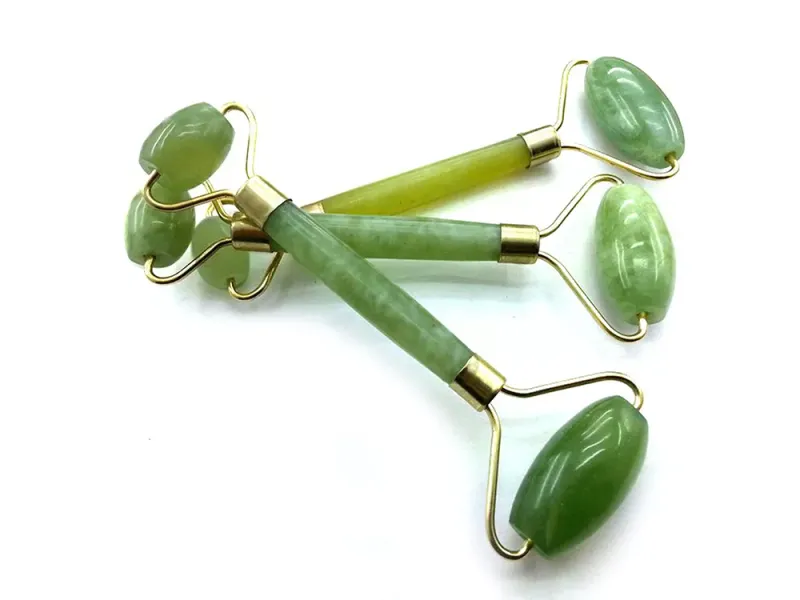 Masażer do twarzy z jadeitu roller jadeitowy wałek zdjęcie 11