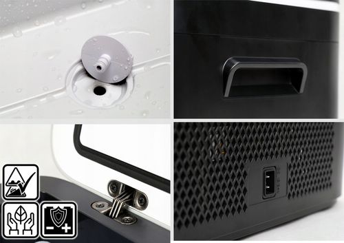 30L lodówka zamrażarka -20°C 12V/24V|230V bluetooth samochodowa sprężarkowa na Arena.pl