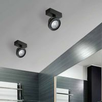 Sufitowa lampa reflektorek AZ1365 JERRY 1 metalowa regulowany spot czarny